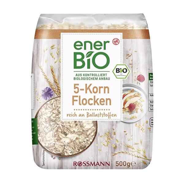 Enerbio Organic 5 Grain Cereal: Healthy Vegan Breakfast, Rich in Nutrients, 500g