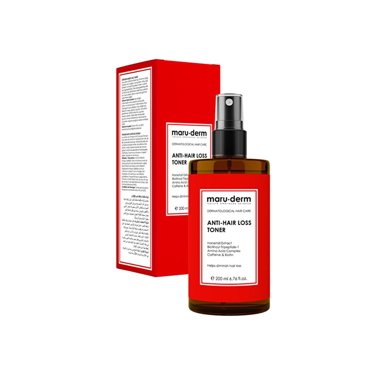Maruderm Biotin & Kafein Hair Tonic - Anti-Hair Loss, Stimulates Growth & Strengthens Hair Follicles - 6.76 fl oz