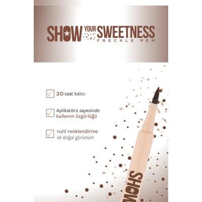 Pastel Show Your Sweetness Freckle Pen 1.1g - Temporary Freckles Makeup Cosmetic for Effortless Look
