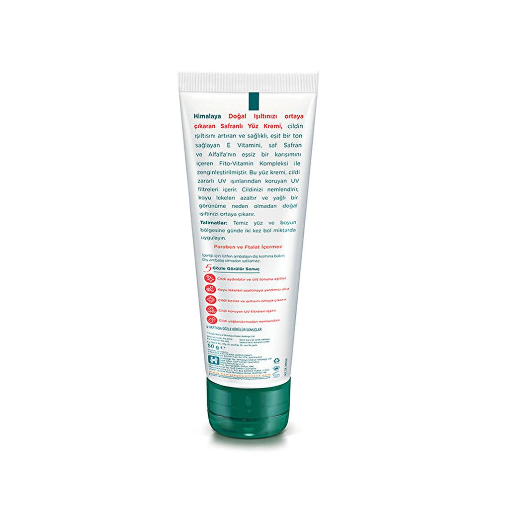 Himalaya Natural Glow Face Cream - Nourishing, UV Protection, 1.69 fl oz