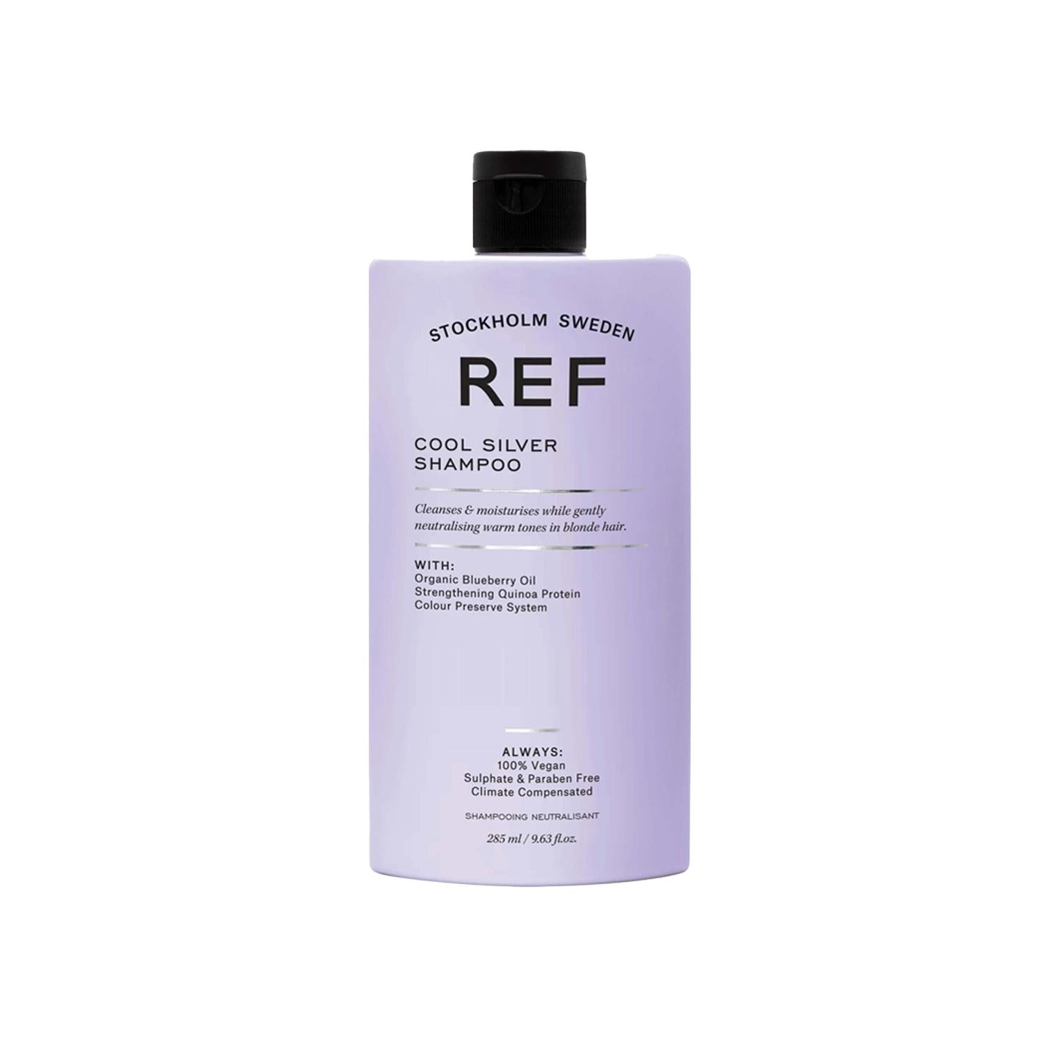 REF Shampoo for Blonde and Silver Hair - Maintains Color Vibrancy & Nourishes - 9.64 fl oz