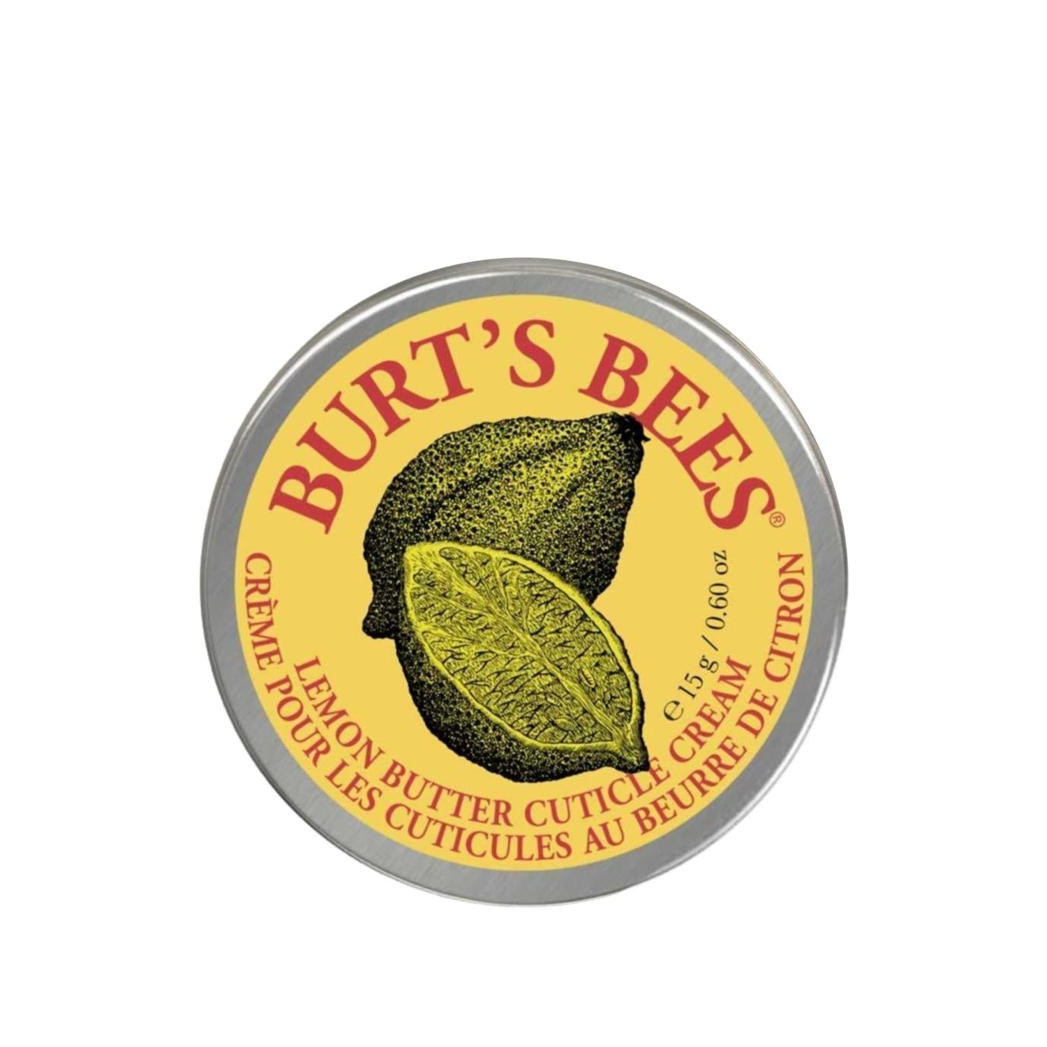 Burt's Bees Nail Care Cream with Lemon Oil - Nourishing Cuticle Care for Dry Hands, 15g