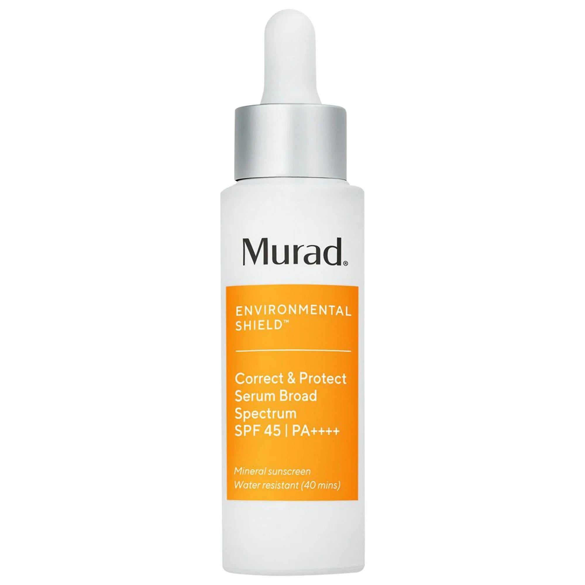 Murad Correct & Protect Face Sunscreen Broad Spectrum SPF 45 PA++++ Mineral Sunscreen Serum