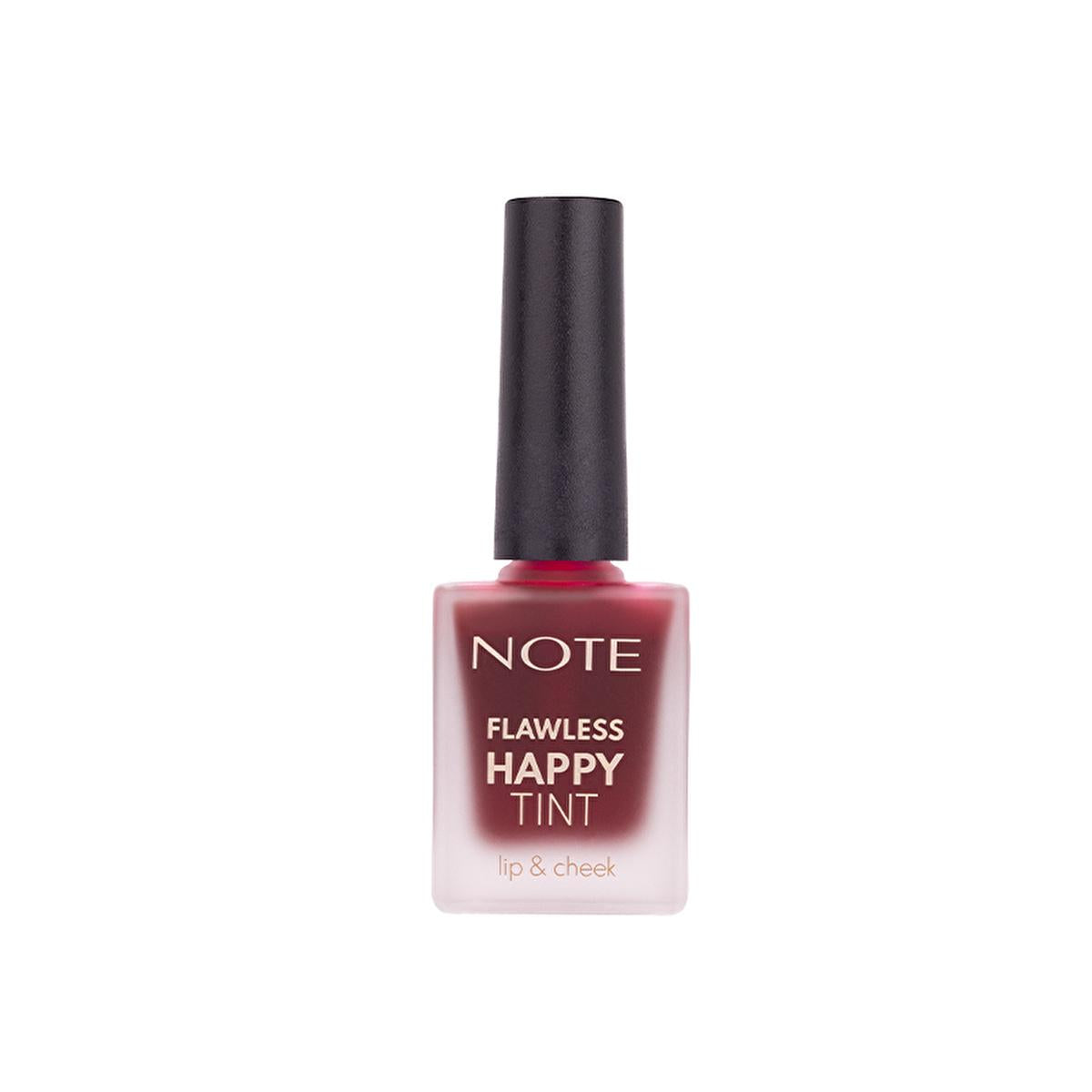 Note Cosmetics Flawless Happy Tint: Sweet Pink Lip & Cheek - Natural Color, Dual-Use Liquid Blush & Lip Stain