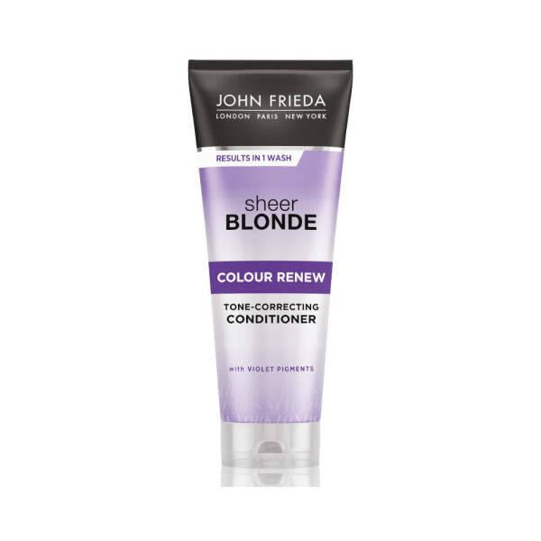 John Frieda Sheer Blonde Tone-Correcting Conditioner 250ml - Maintains Blonde Hair Color & Hydration