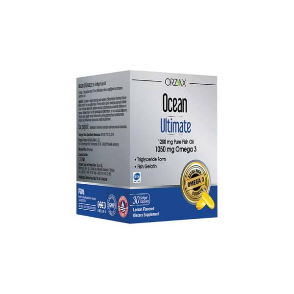 Orzax Omega-3 Dietary Supplement - Fish Oil Capsules with EPA & DHA, Gluten-Free & Non-GMO - Supports Heart Health & Cognitive Function