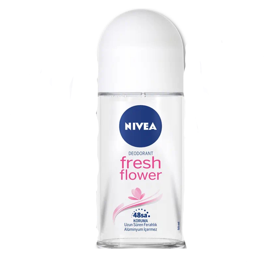 NIVEA FRESH FLOWER, ROLL-ON 48 HOURS PROTECTION, 1.7 OZ