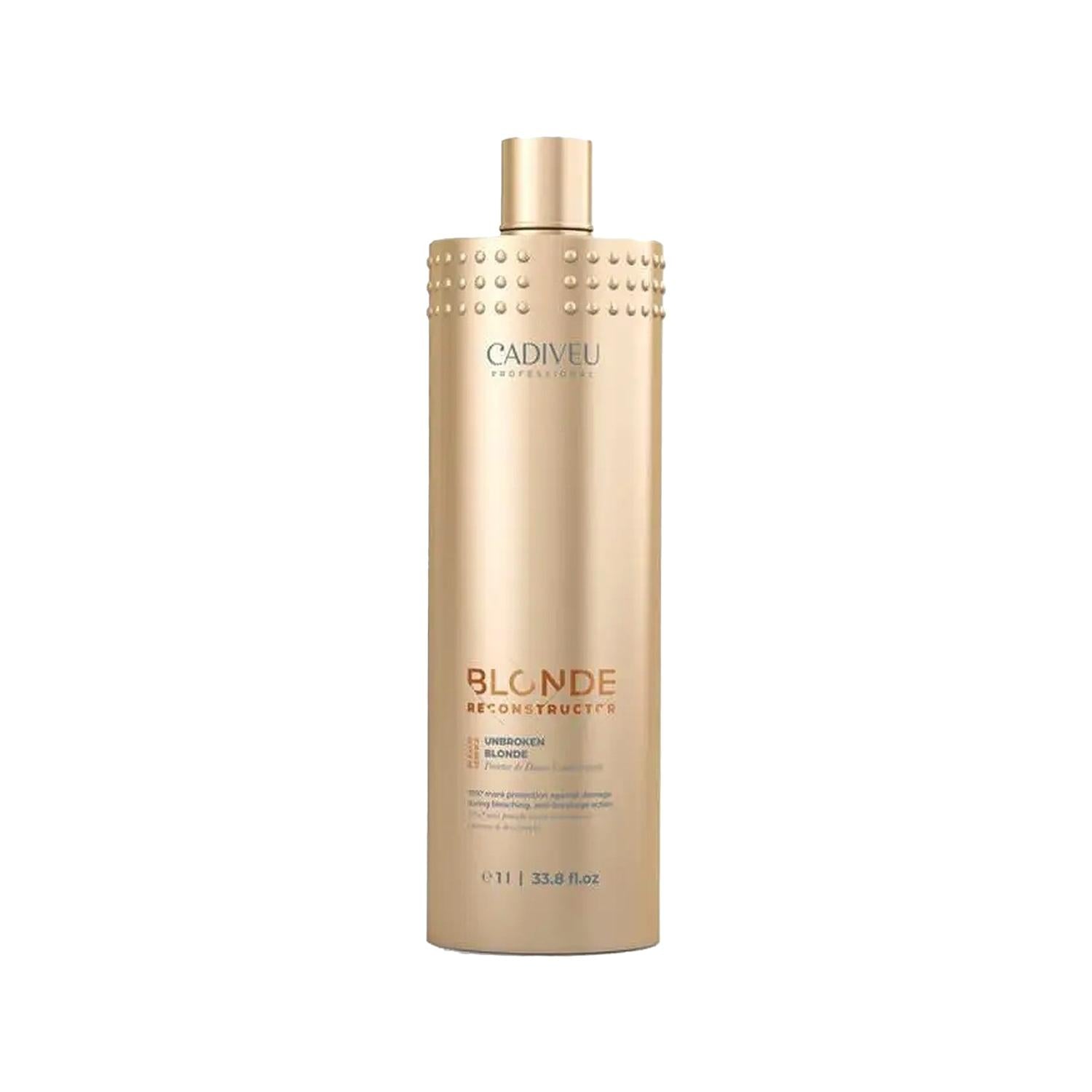 Cadiveu Blonde Reconstructor Unbroken Blonde 1000 ml - Repair & Restore Blonde Hair