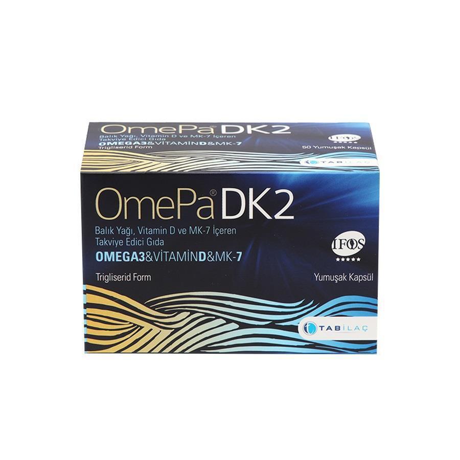 OmePa Omega-3, Vitamin D & K2 - 100 Soft Capsules