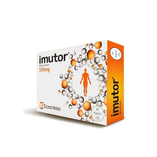 _mutor Beta Glucan Supplement - 100mg, 30 Capsules for Immune System Support