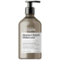 L'Oréal Professionnel Absolut Repair Molecular Shampoo for Damaged Hair - Sulfate-Free, Color-Safe, Repairing Shampoo with Peptides
