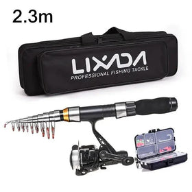 Portable Fishing Pro Rod Kit - Premium Gear for Anglers