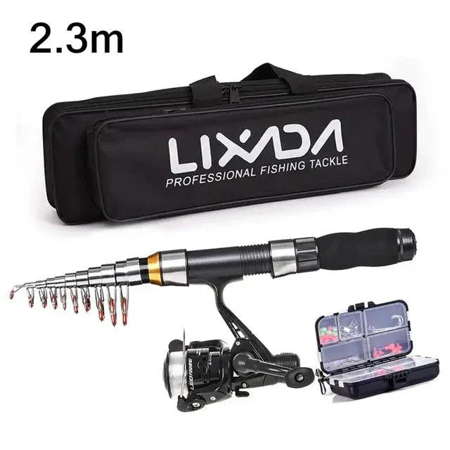 Portable Fishing Pro Rod Kit - Premium Gear for Anglers