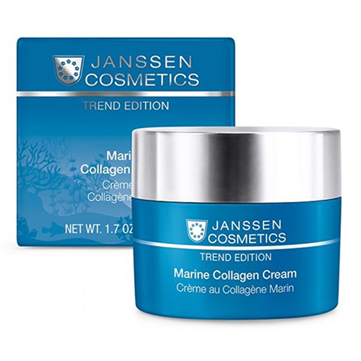 Janssen Cosmetics Anti-Aging Day Cream with Marine Collagen - Anti-Wrinkle Moisturizer for Younger Skin