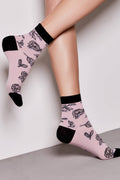 TheRanok.com Conte Cotton Socks Classic - 435 Flowers With Shadow — main product shot