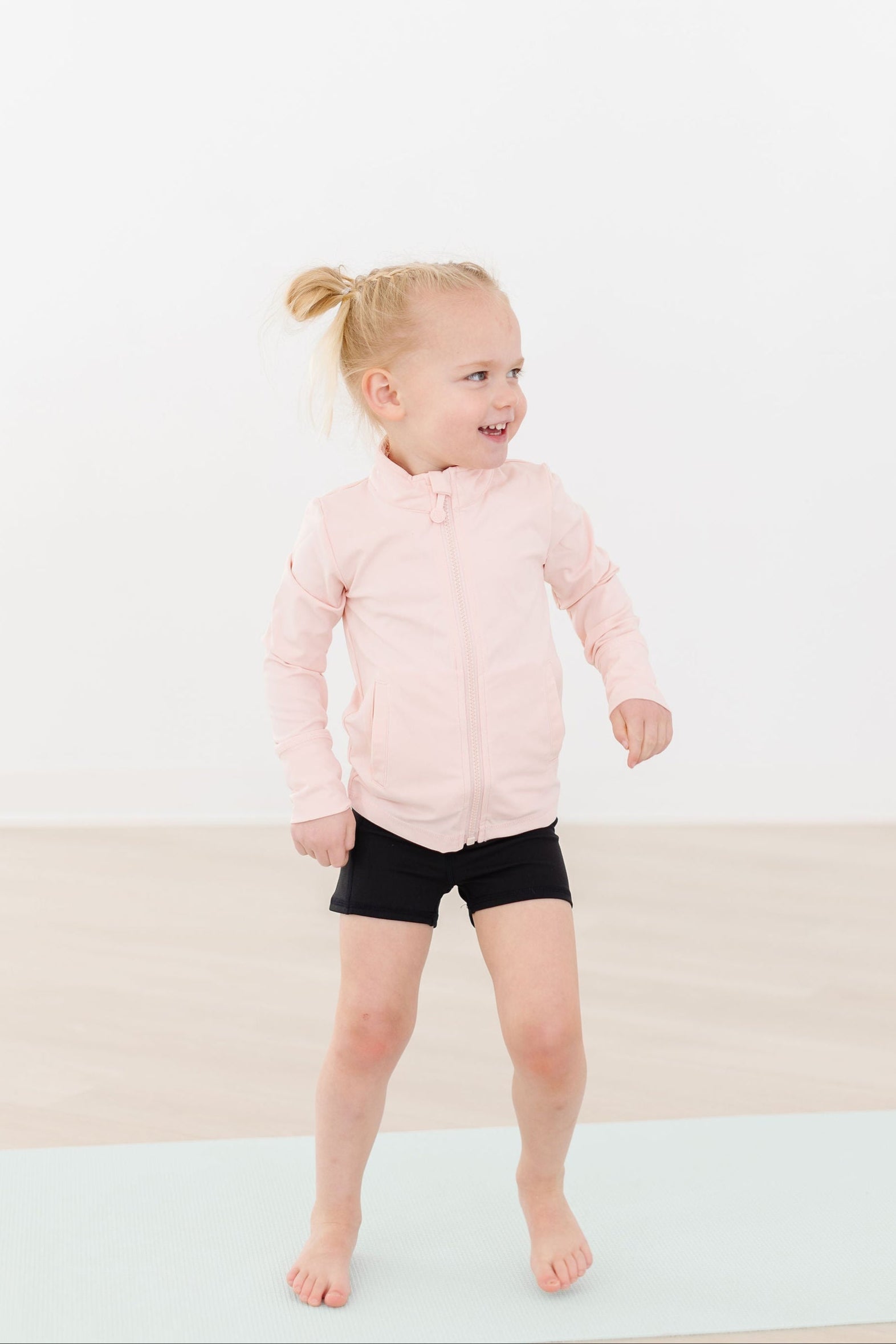 Mila & Rose ® SALE Balanced Black Active Shorty Shorts — alternative angle