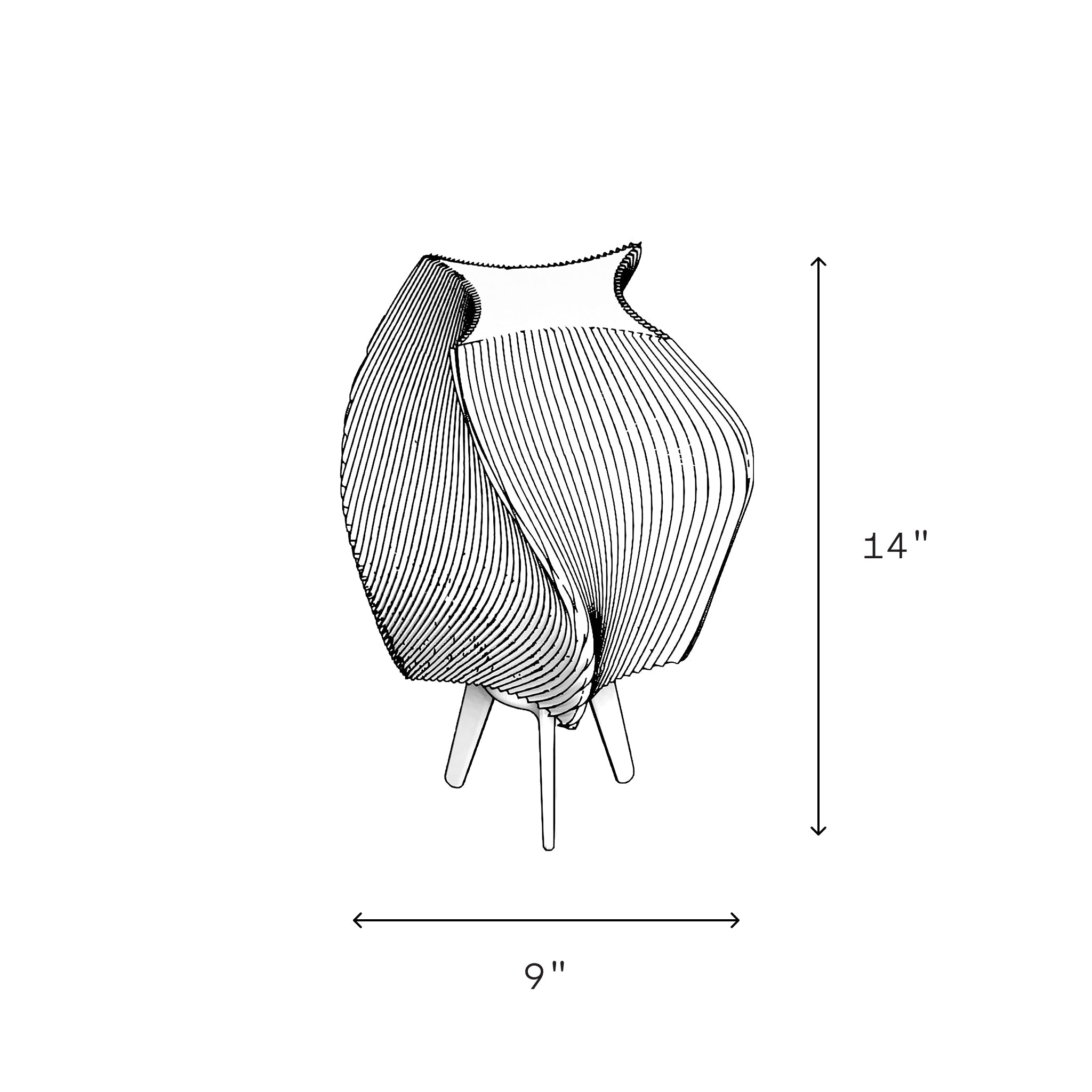 Zephyr Lamp – Wooj Design, view 3