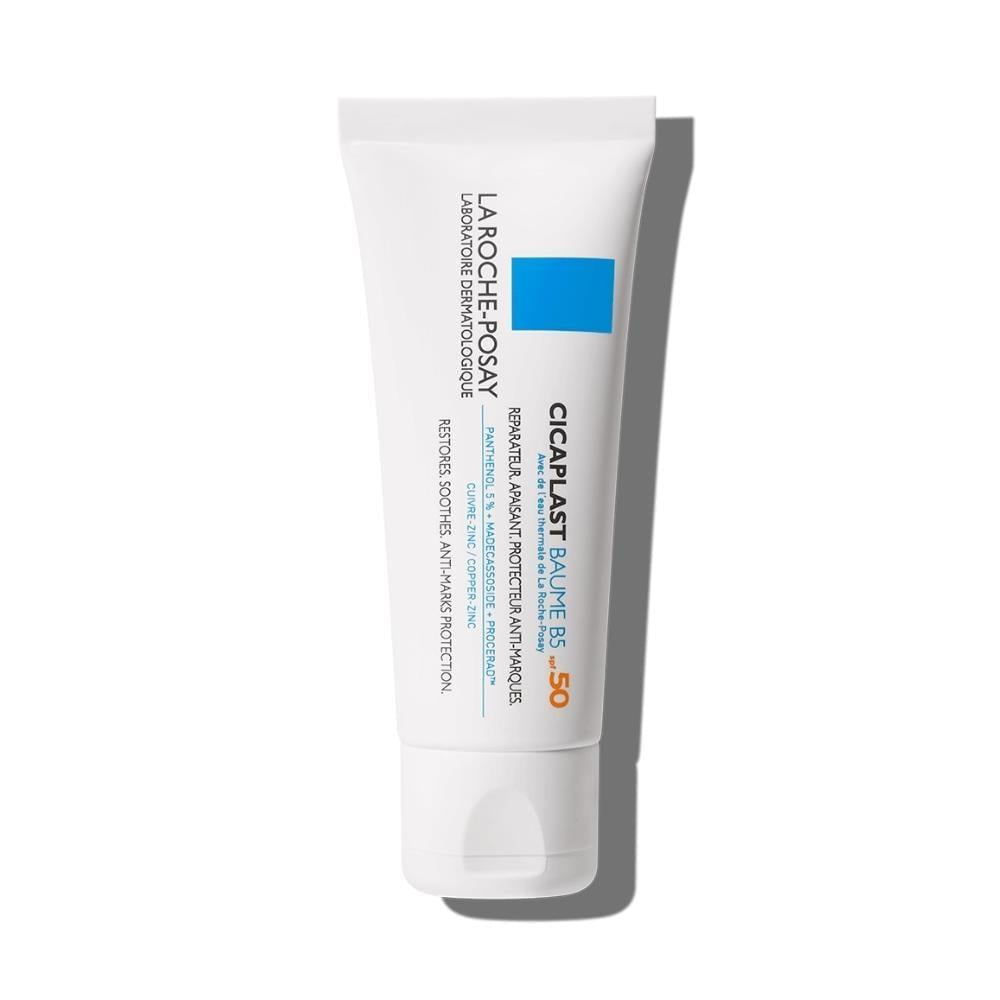La Roche-Posay Cicaplast Baume B5+ SPF50 Sunscreen Moisturizer for Sensitive Skin - Broad-Spectrum Sun Protection & Soothing Skincare