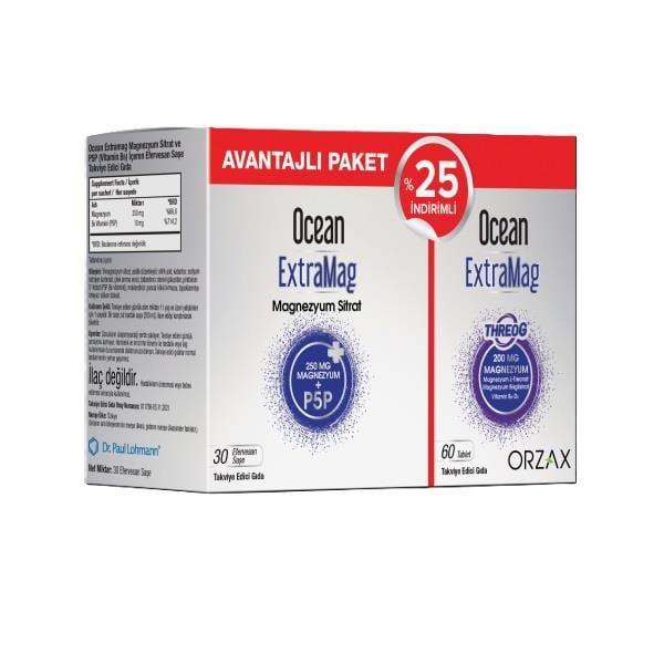 Orzax Magnesium & Vitamin B6 Dietary Supplement for Health & Wellness