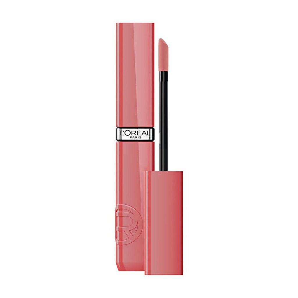 L'Oreal Paris Infaillible Le Nu Rose Liquid Lipstick: 16H Hydration & Intense Glossy Shine | Long-Lasting, Non-Sticky Formula