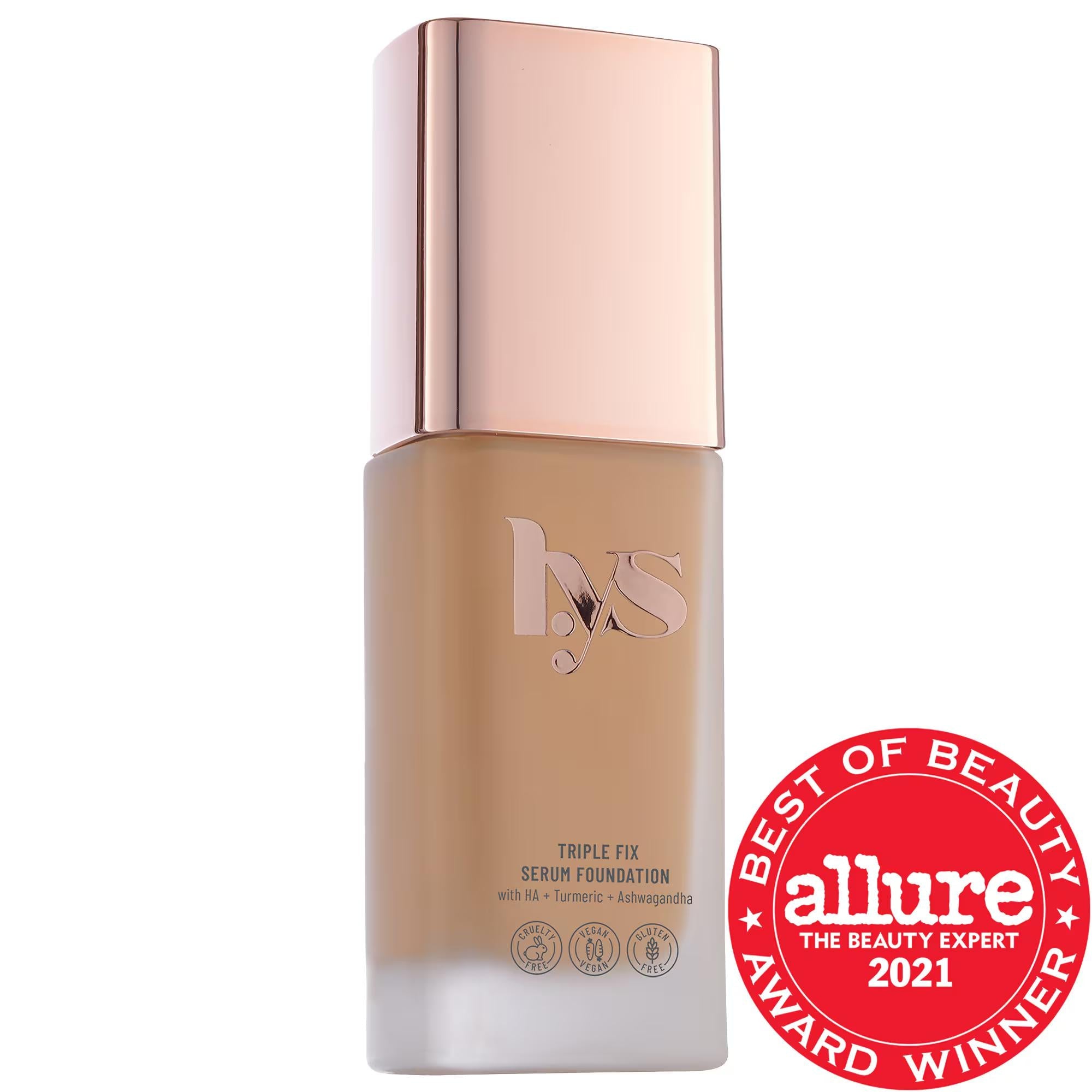 Triple Fix Serum Foundation - Clean Beauty Serum Foundation with Skincare Benefits, Vegan & Cruelty-Free