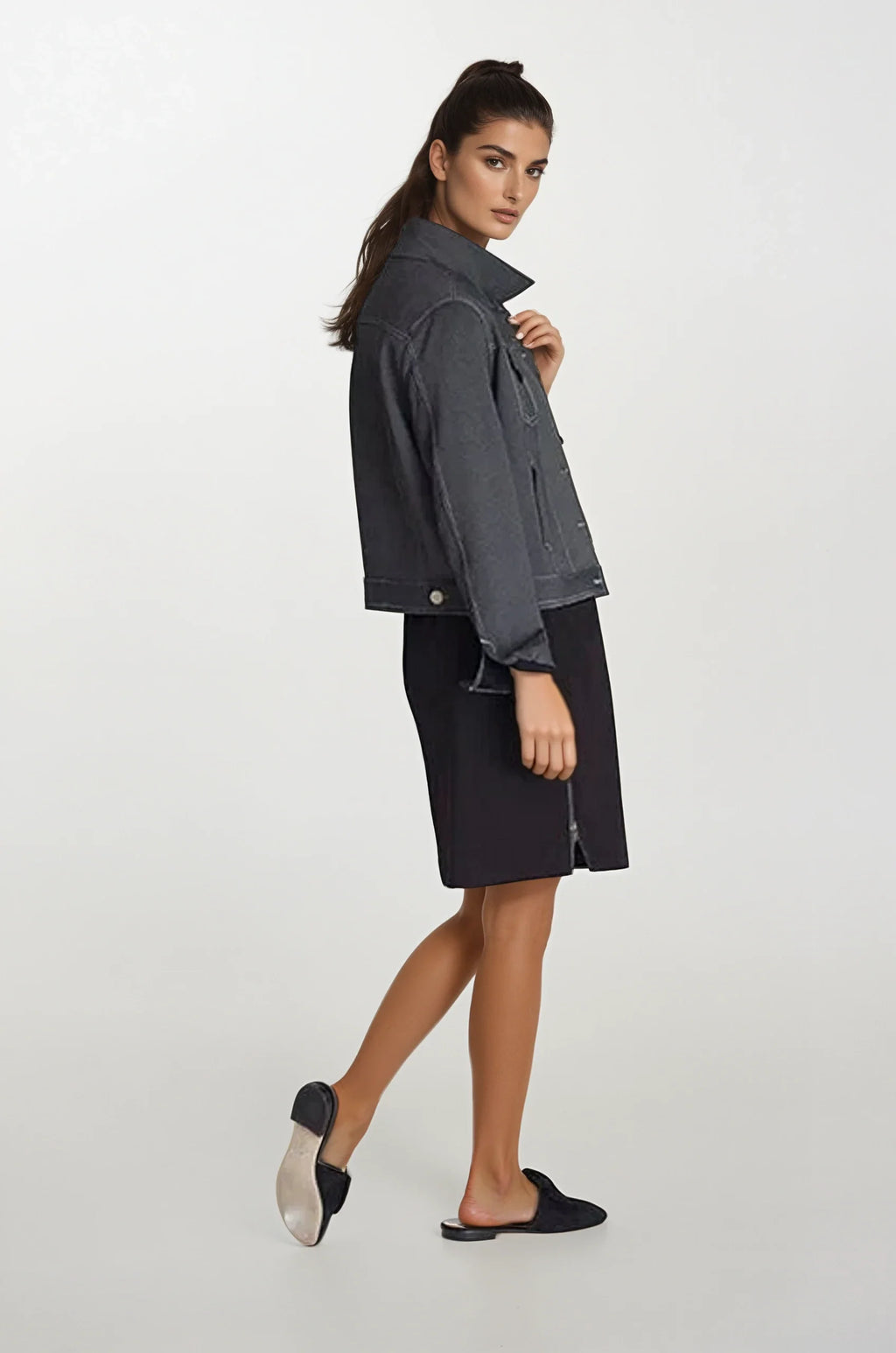 Buki Zip It Skirt — detail close-up