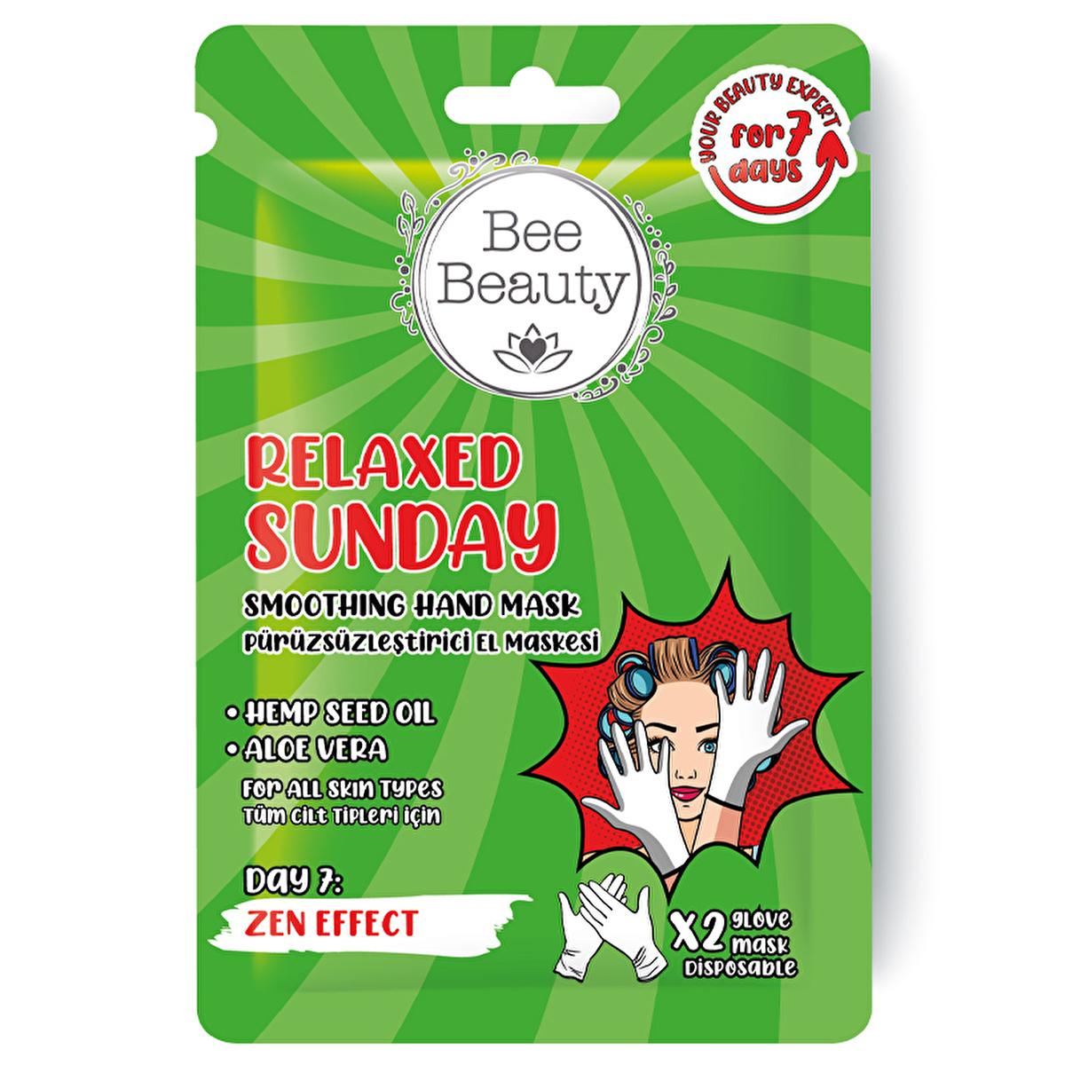 Bee Beauty 7-Day Skincare Mask Set for Face, Hands, and Feet - Comprehensive Facial and Body Care Routine