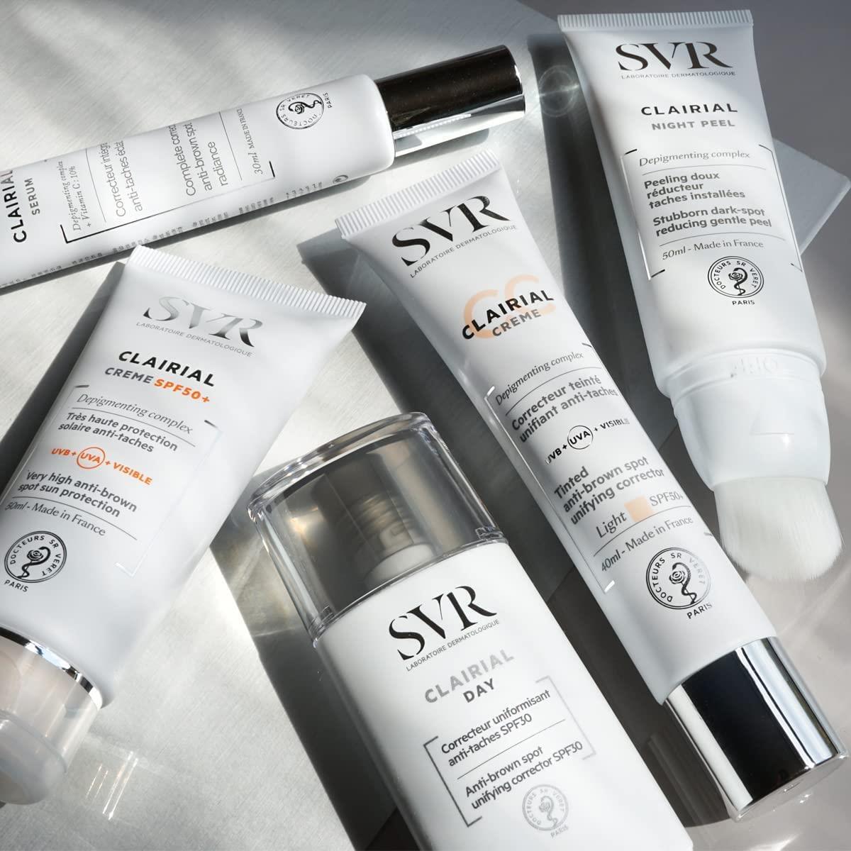 SVR Clairial Day SPF30 Dark Spot Cream: Fade Hyperpigmentation & Protect Skin with Face Cream with SPF for Even Skin Tone