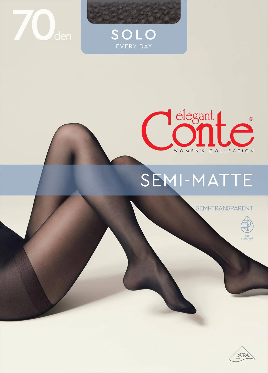 TheRanok.com Tights Conte Solo 70 Den - Reinforced Torso — back view