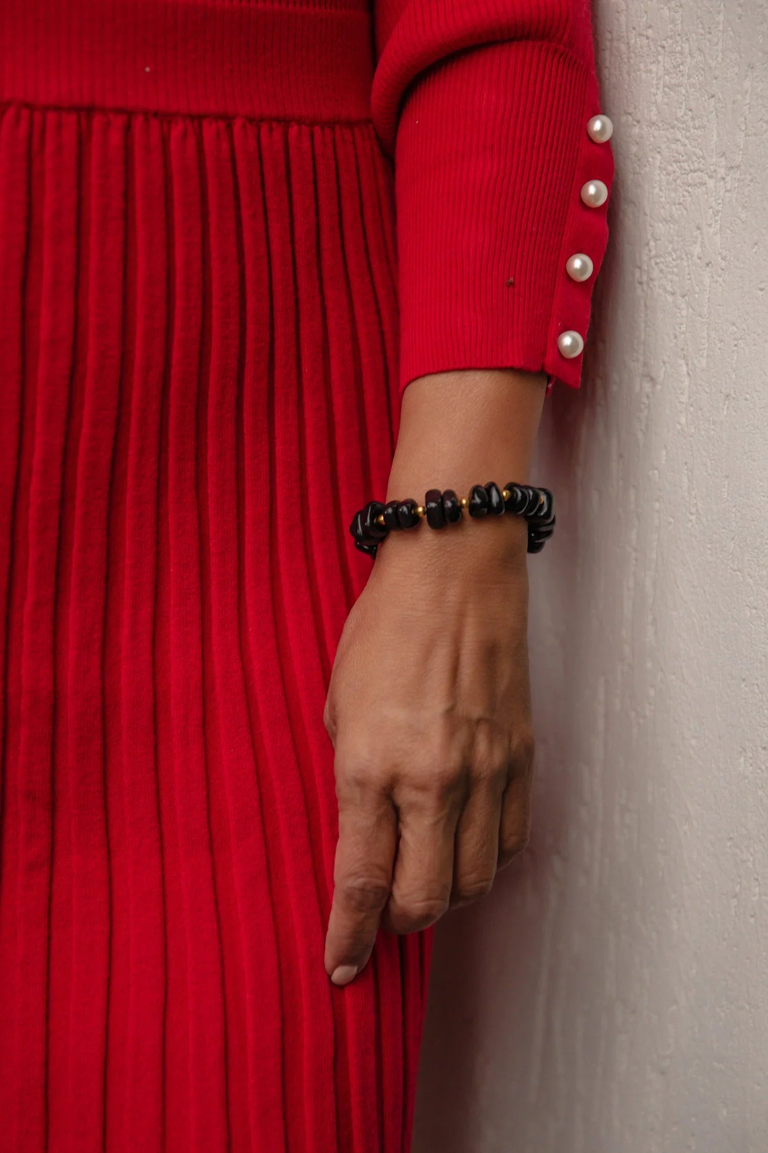 KADOU BOUTIQUE Tagua Zoraida Bracelet — detail close-up