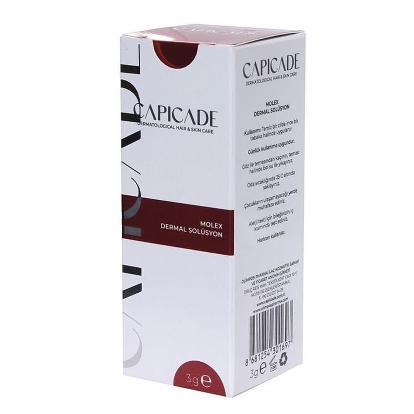 Capicade Molex Skin Care Solution: Natural Relief with St. John's Wort, Clove & Apple Cider Vinegar - Topical Dermal Treatment