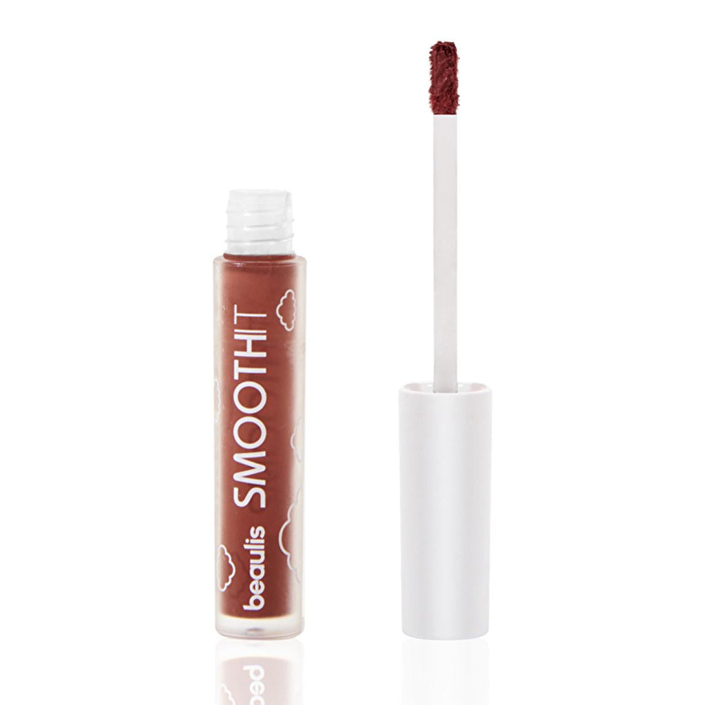 Beaulis Smooth It Matte Lipstick - Soft, Creamy Texture - 128 Caramel Kiss