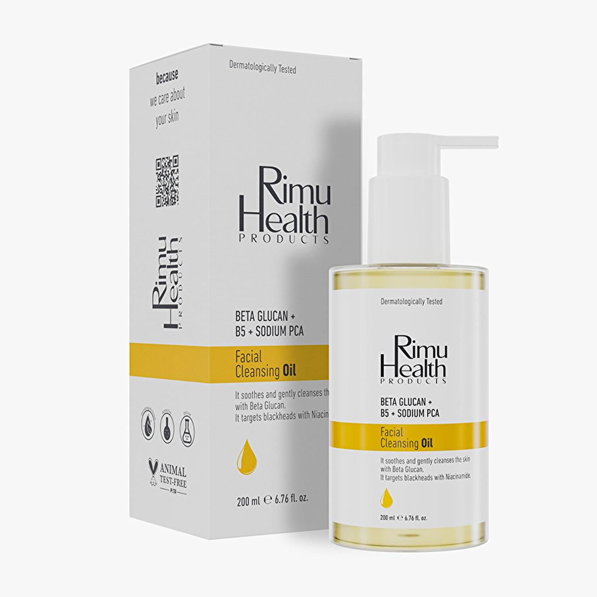 Rimu Health Facial Cleansing Oil: Blackhead & Acne Treatment, Soothing Beta Glucan Formula, Deep Pore Cleansing for All Skin Types