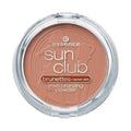 Essence Sun Club Bronzing Powder 02 - Matte Finish, Natural Sun-Kissed Glow Makeup