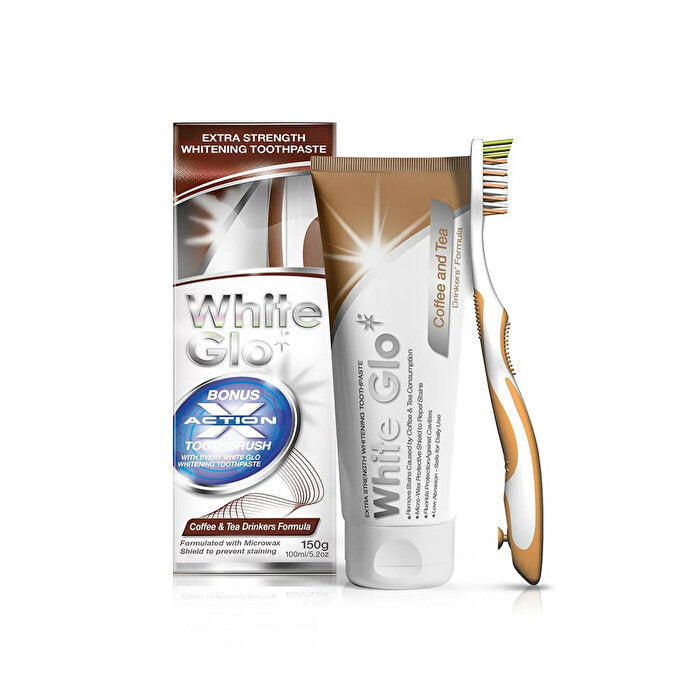 White Glo Whitening Toothpaste 100ml - Stain Remover | Coffee & Tea