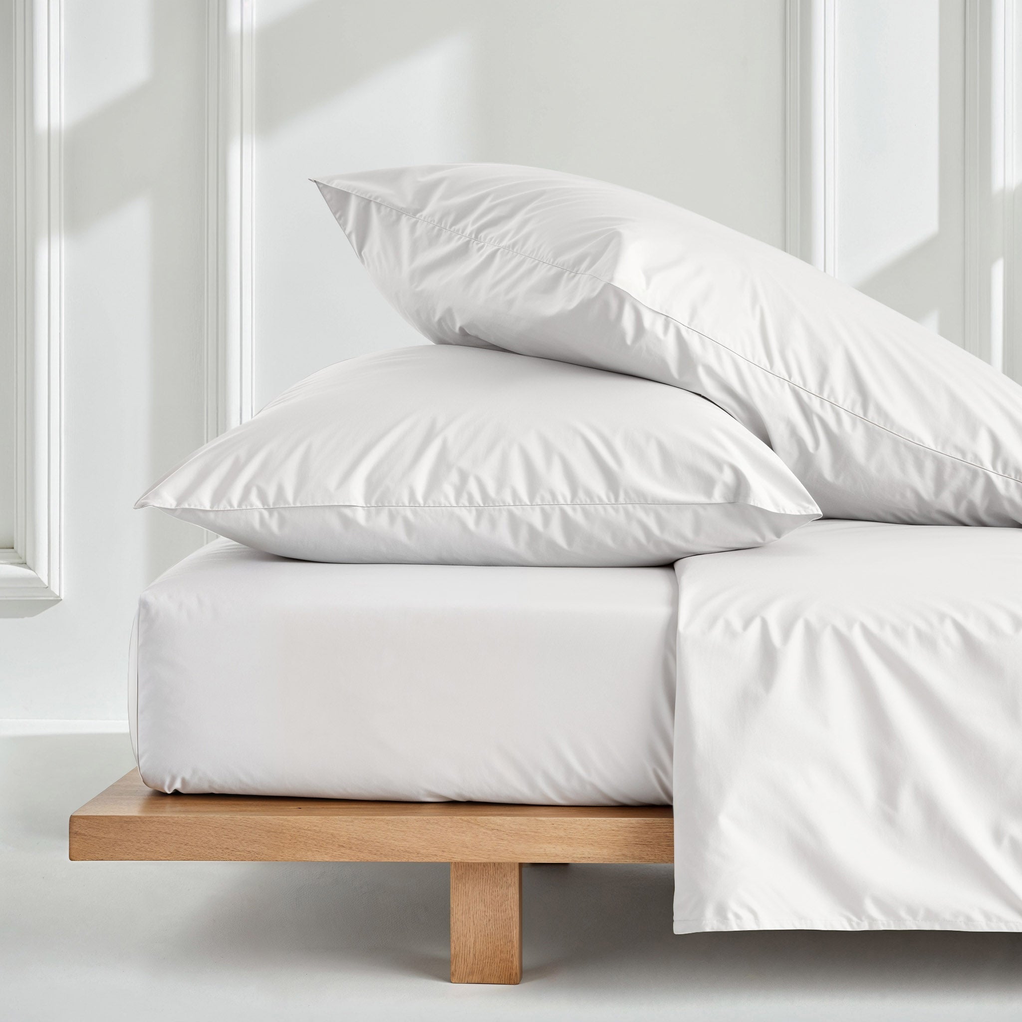 Italic Luxe Australian Sateen Sheet Set — minimalist design context