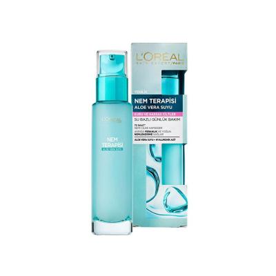 Loreal Paris Face Moisturizer with Aloe Vera & Hyaluronic Acid for Dry & Sensitive Skin - Non-greasy Hydration
