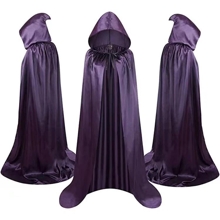 Halloween Wizard Cloak - Children's Hooded Cape Costume