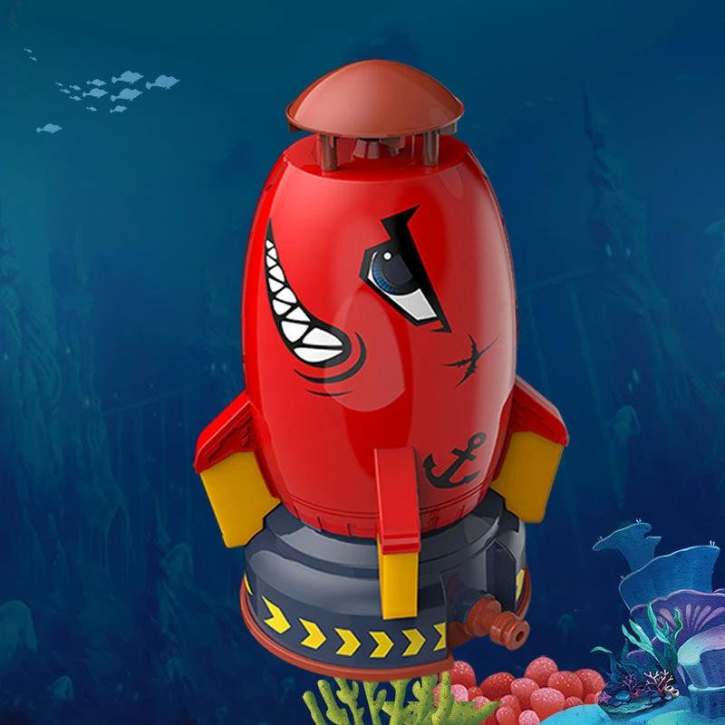 Rocket Launcher Toys Outdoor Rocket Water Pressure Lift Sprinkler Toy  Interaction In Garden Lawn Water Spray Toys For Kids Summer Gadgets