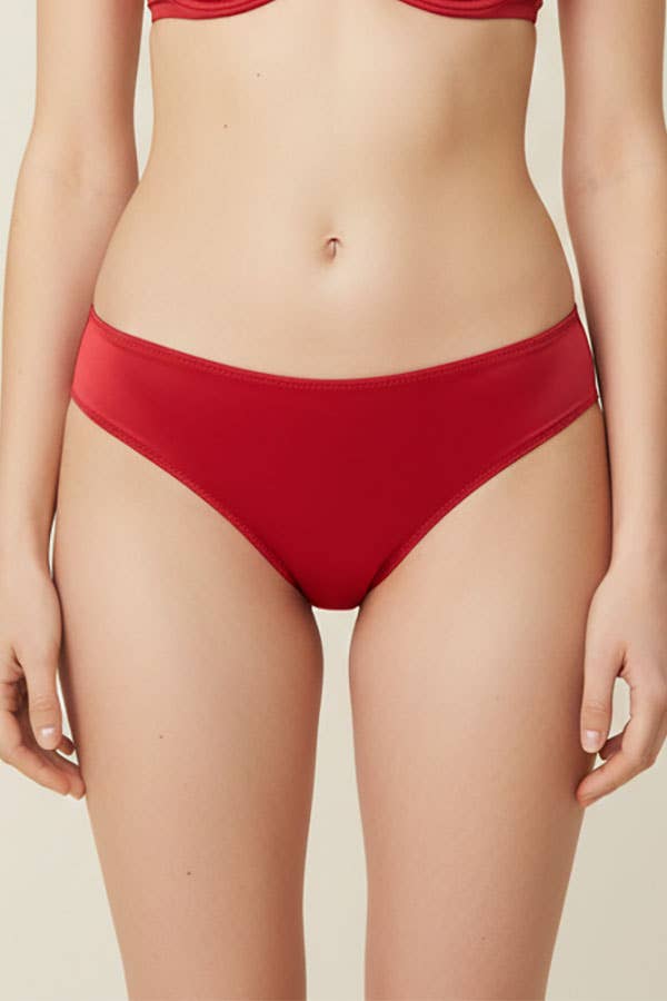 MWBW Apparel and More Youmita Women's Satin Thong Panty-33595-THG-S-2211 — detail close-up