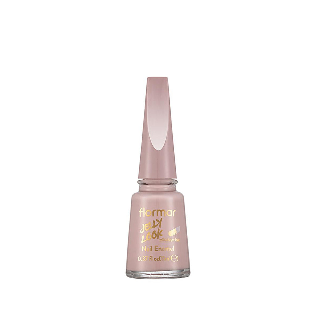Flormar Jelly Look Its a Girl Nail Polish: High Pigment, Long Lasting, Shiny Pink Gel Nail Polish for Salon-Quality Nails at Home