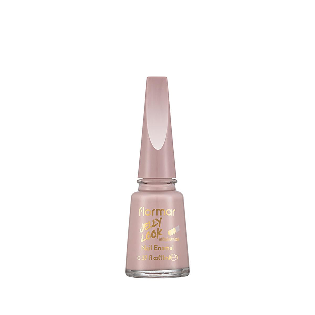 Flormar Jelly Look Its a Girl Nail Polish: High Pigment, Long Lasting, Shiny Pink Gel Nail Polish for Salon-Quality Nails at Home