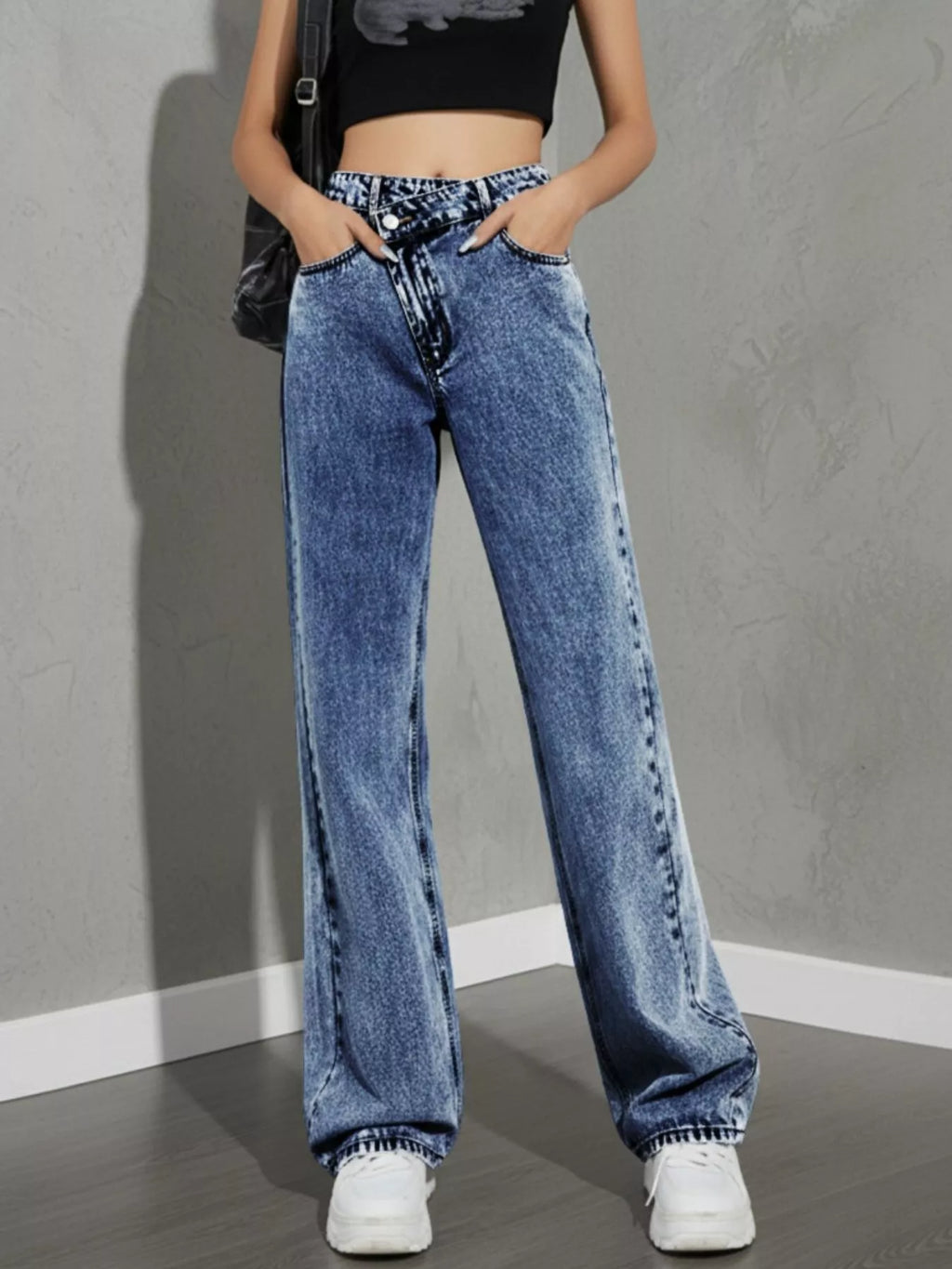 High Waist Wide Leg Jeans