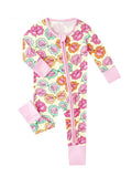 Charlies Project Kids Posh TOT Sassy Shades Bamboo Baby Convertible Zippy Romper — color detail
