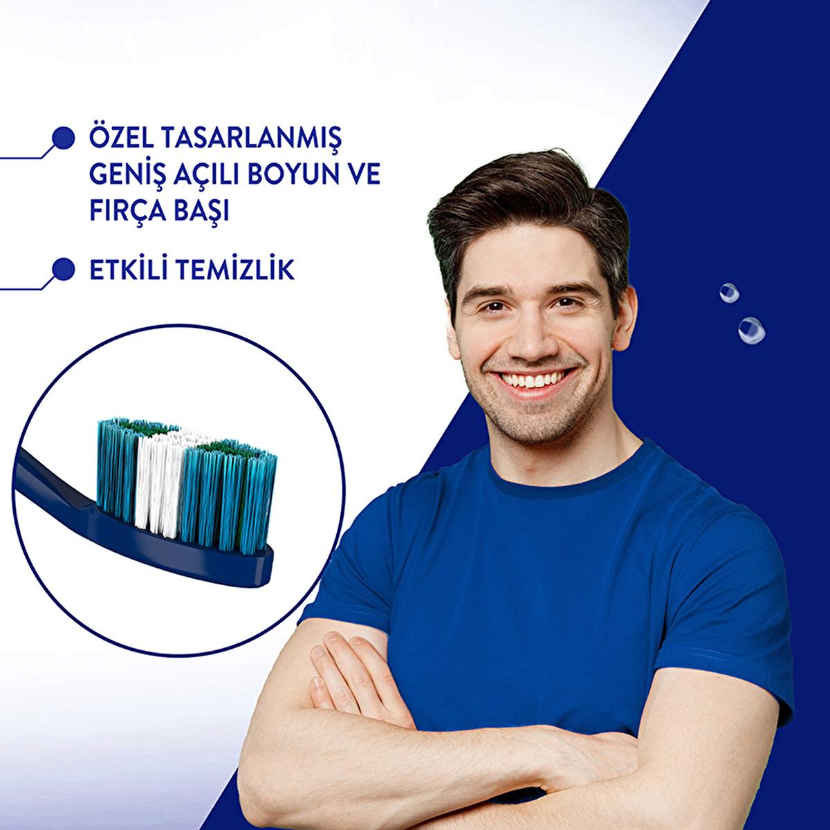 Signal Ergonomic Manual Toothbrush for Effective Oral Hygiene - Comfortable Brushing Experience - 1+1 Offer