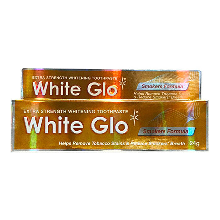 White Glo Whitening Toothpaste 24g - Extra Whitening Formula | Fresh Breath