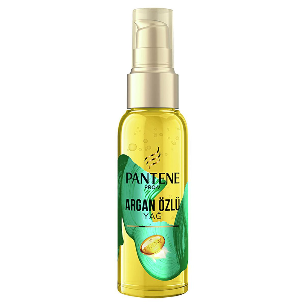 Pantene Pro-V Argan Oil Hair Care Oil for Dry or Damaged Hair - Nourishing, Non-Greasy, 3.38 fl oz