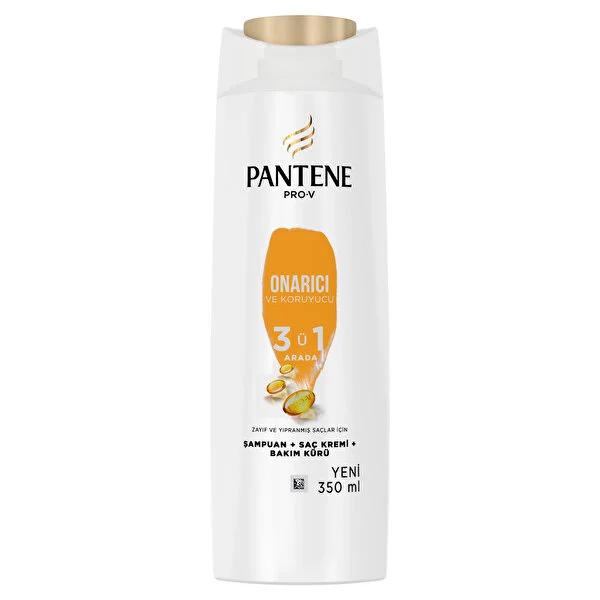 Pantene 3-in-1 Repair & Protection Shampoo - Nourishes & Strengthens Damaged Hair, Eco-Friendly Packaging