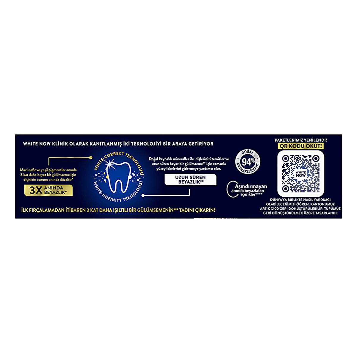 Signal White Now Gold Whitening Toothpaste - 3x Whiter Smile, Instant & Long-Term Effect