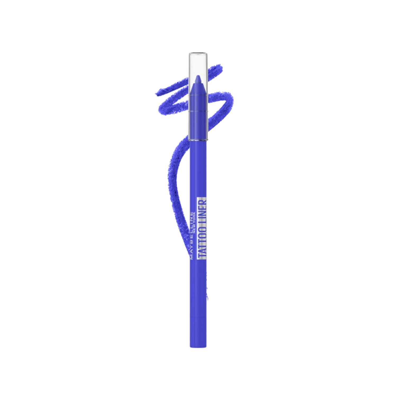 Maybelline New York Tattoo Liner Gel Eyeliner - Galactic Cobalt, Long-Lasting, Precise Application